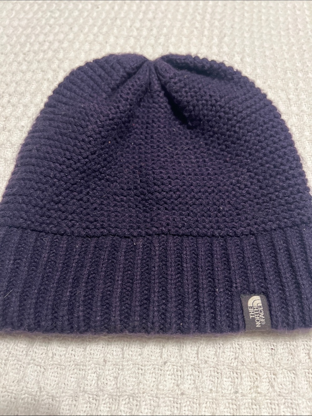 The North Face Dark Purple Knit Beanie